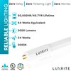 Luxrite T5 LED Tube Light Bulbs 24W (54W Equivalent) 3000LM 3000K Soft White Dimmable Base 30-Pack LR34156-30PK